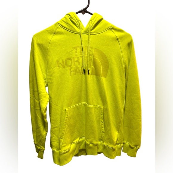 The North Face Tops - The North Face neon yellow hoodie sweatshirt